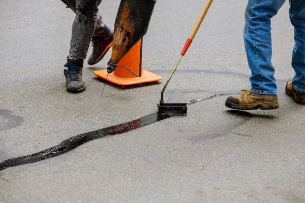 Parking Lot Crack Sealing in Little Rock