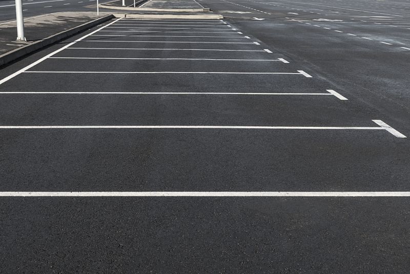 Asphalt Parking Lot Sealing detail